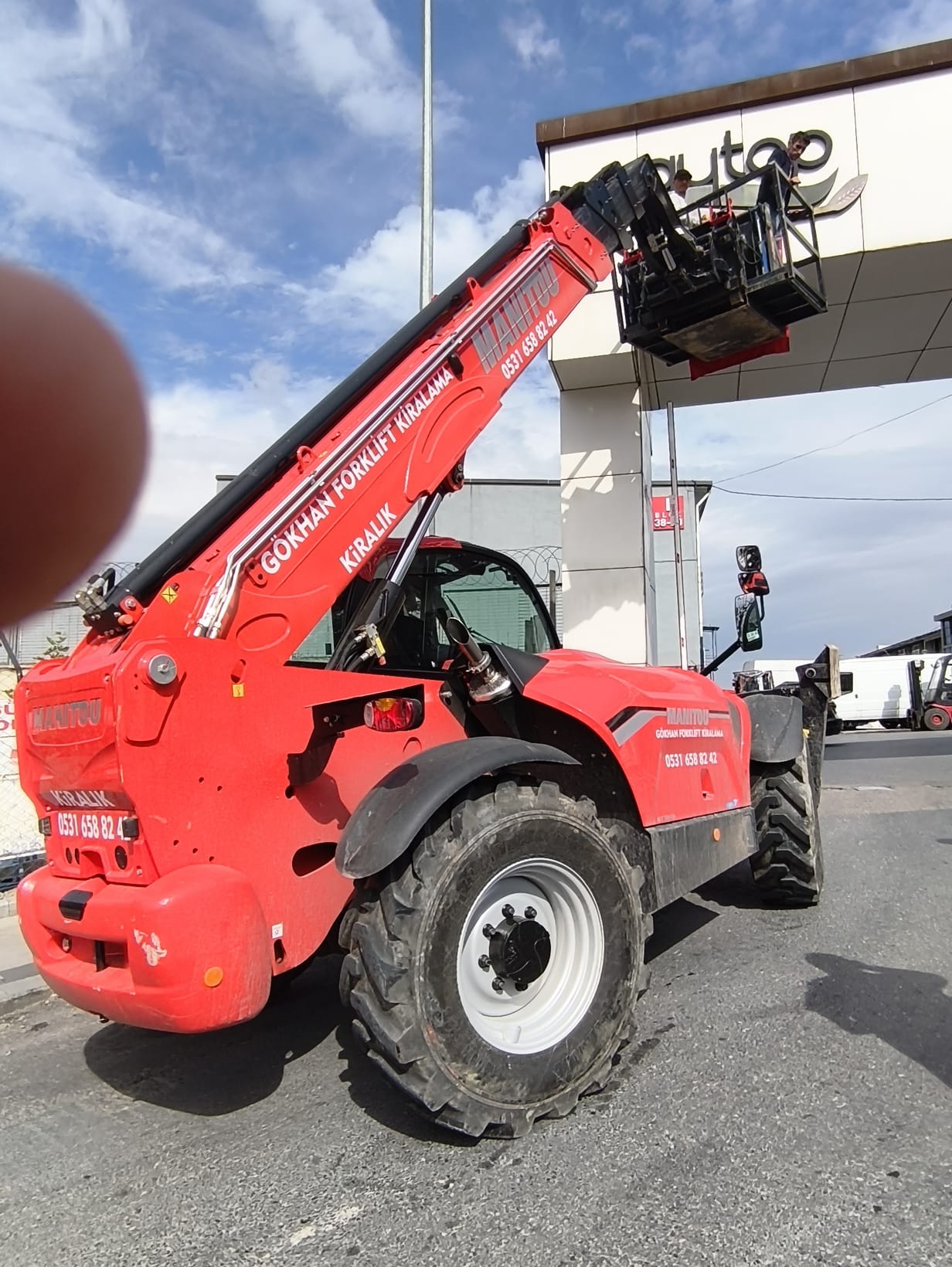 Manitou şantiye sahası
